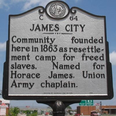 James City Marker. Click for full size. James City Marker image. Click for full size.