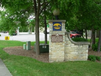 Historic Thiensville Marker. Click for full size. Historic Thiensville Marker image. Click for full size.