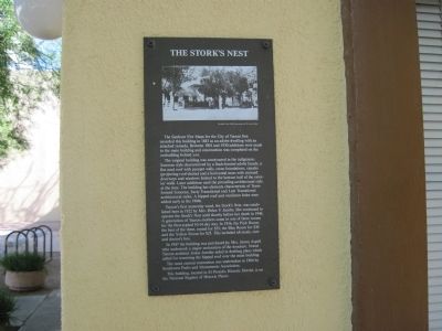 The Stork's Nest Marker. Click for full size. The Stork's Nest Marker image. Click for full size.
