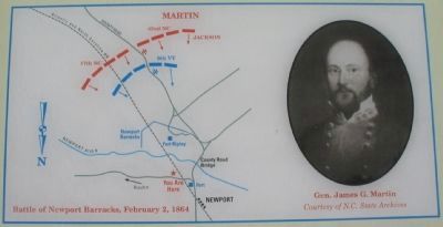Battle of Newport Barracks, February 2, 1864. Click for full size. Battle of Newport Barracks, February 2, 1864 image. Click for full size.