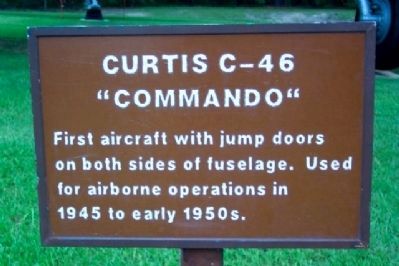 Curtiss C-46 "Commando" Marker image. Click for full size.