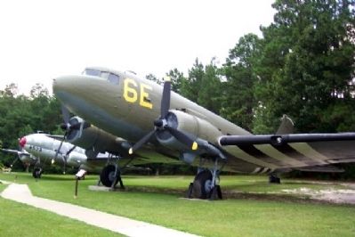 Douglas C-47 and Marker. Click for full size. Douglas C-47 and Marker image. Click for full size.