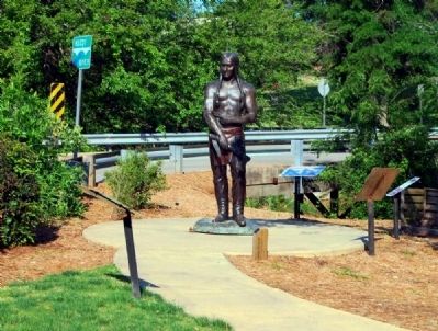 Historic Garden Markers -<br><i>Cherokee Indian</i><br>Donated by Phil and Sharon Carlton image. Click for full size.