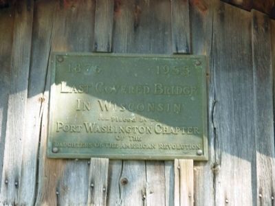 Last Covered Bridge Marker. Click for full size. Last Covered Bridge Marker image. Click for full size.