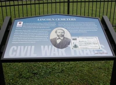 Lincoln Cemetery Wayside Marker image. Click for full size.
