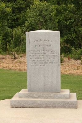 World War I Tribute. Click for full size. World War I Tribute image. Click for full size.