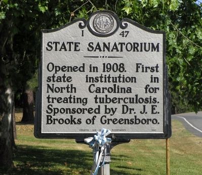 State Sanatorium Marker. Click for full size. State Sanatorium Marker image. Click for full size.