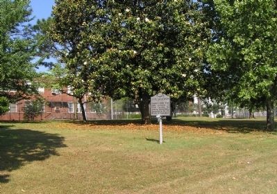 Wide view of the State Sanatorium Marker. Click for full size. Wide view of the State Sanatorium Marker image. Click for full size.