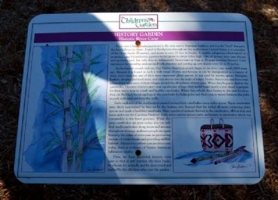 Historic River Cane Marker. Click for full size. Historic River Cane Marker image. Click for full size.