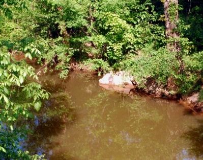 Reedy River as it Flows Through the Children's Garden image. Click for full size.