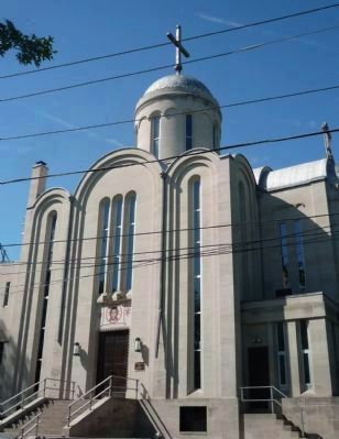 St. Nicholas Cathedral - entrance off Edmunds Street. Click for full size. St. Nicholas Cathedral - entrance off Edmunds Street image. Click for full size.