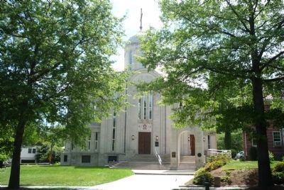 The National War Memorial Shrine of the Russian Orthodox Church of America Marker image. Click for full size.