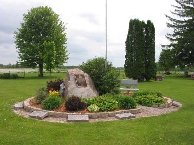 Slidre Evangelical Lutheran Church and Cemetery Marker. Click for full size. Slidre Evangelical Lutheran Church and Cemetery Marker image. Click for full size.