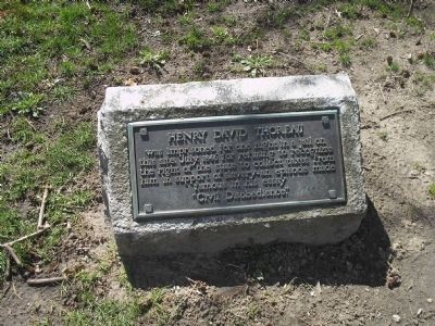 Henry David Thoreau Marker image. Click for full size.