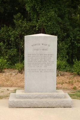 World War II Tribute. Click for full size. World War II Tribute image. Click for full size.