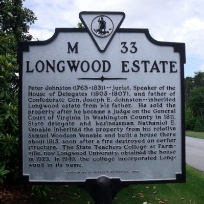 Longwood Estate Marker image. Click for full size.