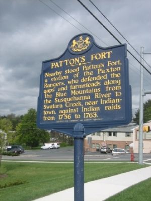 Patton's Fort Marker. Click for full size. Patton's Fort Marker image. Click for full size.