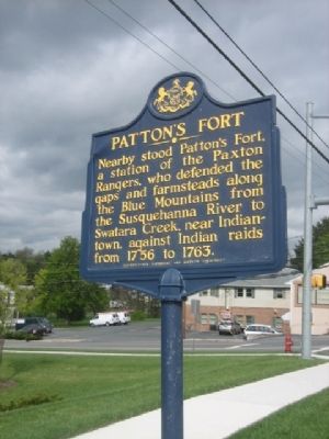 Patton's Fort Marker image. Click for full size.