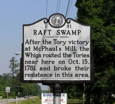 Raft Swamp Marker image. Click for full size.