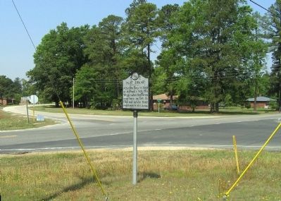 Wide view of the Raft Swamp Marker. Click for full size. Wide view of the Raft Swamp Marker image. Click for full size.