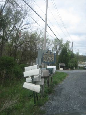 Barnett's Fort Marker. Click for full size. Barnett's Fort Marker image. Click for full size.