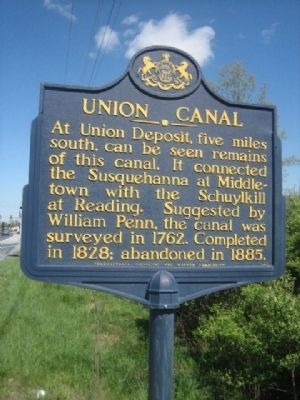Union Canal Marker image. Click for full size.