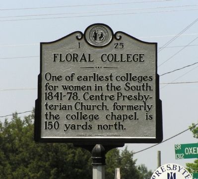 Floral College Marker image. Click for full size.