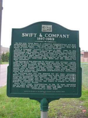 Swift & Company Marker image. Click for full size.