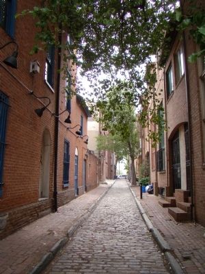Naudain Street from 2nd Street, Queen Village. Click for full size. Naudain Street from 2nd Street, Queen Village image. Click for full size.