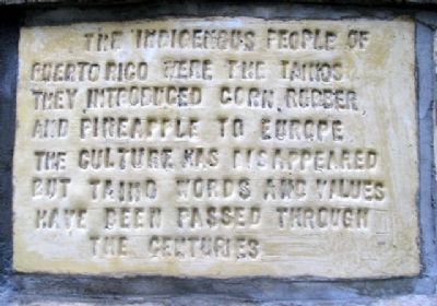 Indigenous Taino Contributions. Click for full size. Indigenous Taino Contributions image. Click for full size.