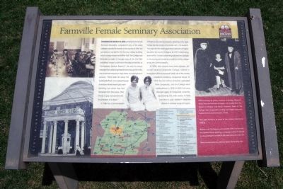 Farmville Female Seminary Association CRIEHT Marker image. Click for full size.