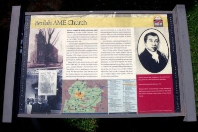 Beulah AME Church CRIEHT Marker image. Click for full size.
