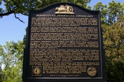 Minnesota's Norwegian Americans Marker image. Click for full size.
