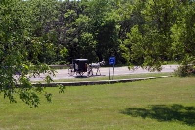 Amish Horse & Buggy Seen from Inspiration Point image. Click for full size.