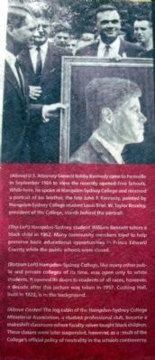 U.S. Att Gen Bobby Kennedy visits Hampden-Sydney College in 1964.. Click for full size. U.S. Att Gen Bobby Kennedy visits Hampden-Sydney College in 1964. image. Click for full size.
