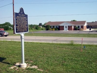 Looking North - - Lee L. Driver Marker. Click for full size. Looking North - - Lee L. Driver Marker image. Click for full size.