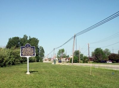 Looking West - - Lee L. Driver Marker. Click for full size. Looking West - - Lee L. Driver Marker image. Click for full size.