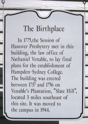 The Birthplace Marker. Click for full size. The Birthplace Marker image. Click for full size.