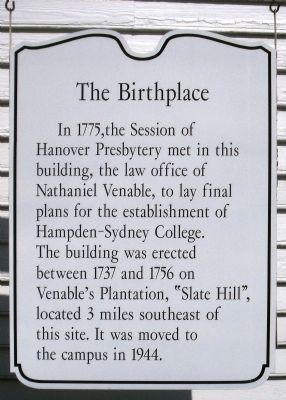 The Birthplace Marker image. Click for full size.