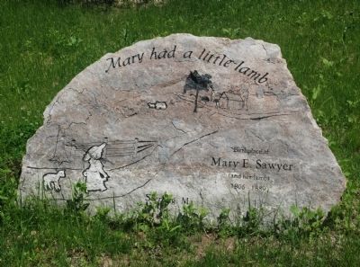 Mary Sawyers Birthplace Marker image. Click for full size.