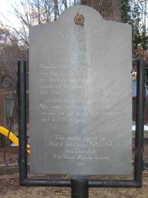 Abraham Seay Marker. Click for full size. Abraham Seay Marker image. Click for full size.