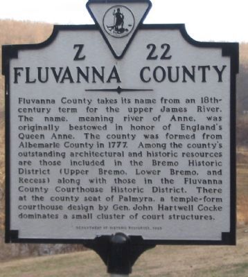 Fluvanna County Side image. Click for full size.
