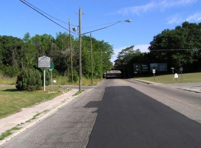 Wide view of the John Coltrane Marker. Click for full size. Wide view of the John Coltrane Marker image. Click for full size.