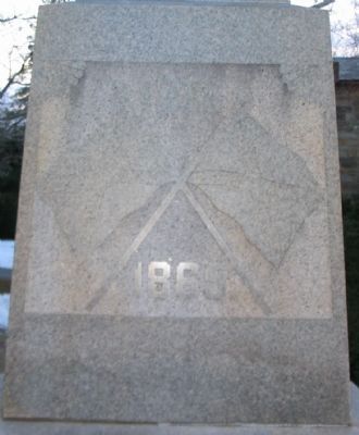 Back of Memorial. Click for full size. Back of Memorial image. Click for full size.