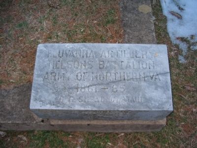 Fluvanna Artillery. Click for full size. Fluvanna Artillery image. Click for full size.