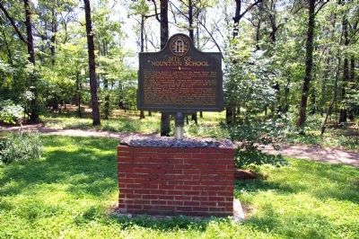Site of Mountain School Marker image. Click for full size.