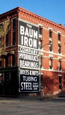 Baum Iron Company Building and Marker image. Click for full size.