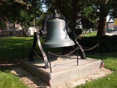 " 1880 " Randolph County 'Courthouse' Bell image. Click for full size.