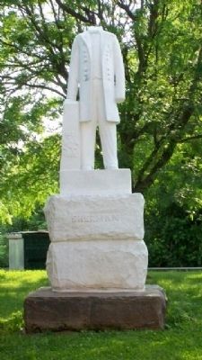 Union Veteran Legion Sherman Monument. Click for full size. Union Veteran Legion Sherman Monument image. Click for full size.