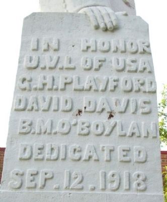 Union Veteran Legion Sherman Monument Dedication. Click for full size. Union Veteran Legion Sherman Monument Dedication image. Click for full size.